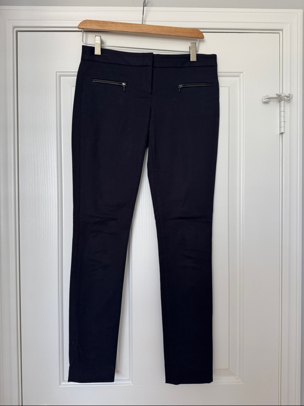 Navy Women's Slim Ponte Pants - club Monaco